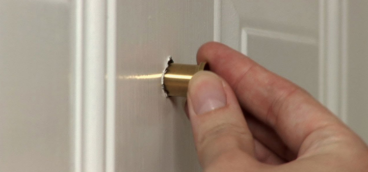 peephole door repair in Waterford